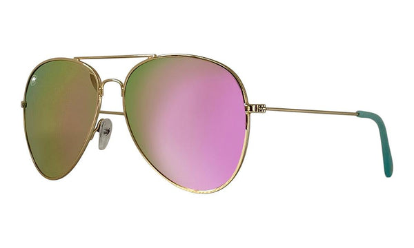 NEW HUMPS OPTICS women\'s echo charlie sunglasses in pink mirror Humps Optics Women main image 3